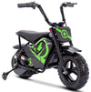 250w Kids Electric Ride On Monkey Bike - GREEN