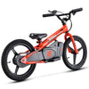 Bright red kids electric balance bike 16" wheels