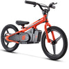 Bright red kids electric balance bike 16" wheels