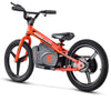 Bright red kids electric balance bike 16" wheels