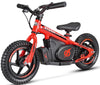 Red 12" Kids Electric Balance Bike