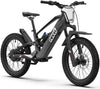 Kids 1000w 48v Electric Bike - Revvi 20" Plus - Black