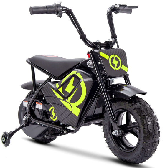 250w Kids Electric Ride On Monkey Bike - YELLOW