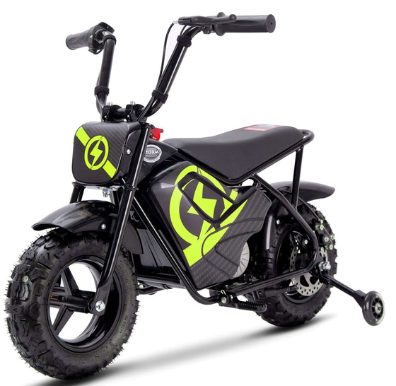 250w Kids Electric Ride On Monkey Bike - YELLOW