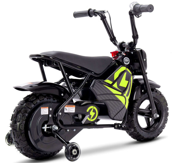 250w Kids Electric Ride On Monkey Bike - YELLOW