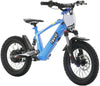 Kids 24v 600w Revvi 16" XL Electric Bike - Blue