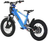 Kids 24v 600w Revvi 16" XL Electric Bike - Blue