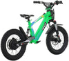 Kids 24v 600w Revvi 16" XL Electric Bike - Green
