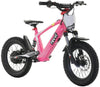 Kids 24v 600w Revvi 16" XL Electric Bike - Pink