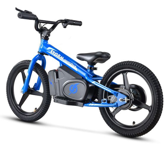 Bright Blue Kids 16" Electric Balance Bike
