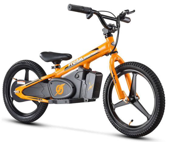 Bright Orange Kids 16" Electric Balance Bike