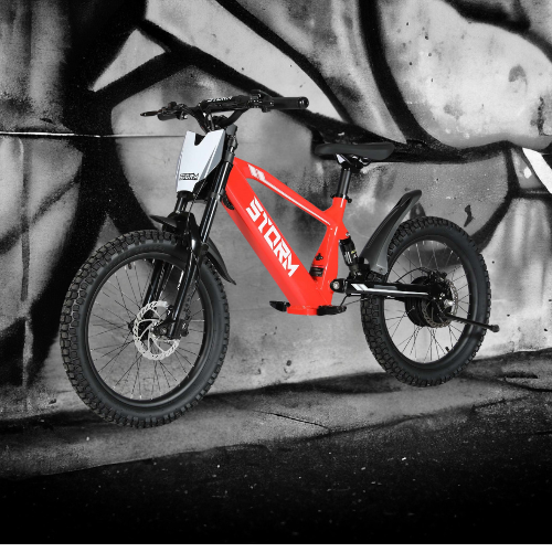  Storm Red 20" Electric Bike