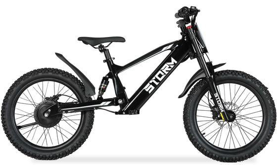 Kids 20" Electric Balance Bike - Black