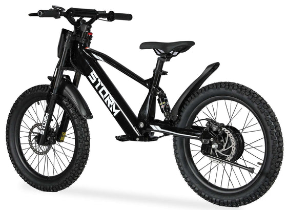 Kids 20" Electric Balance Bike - Black