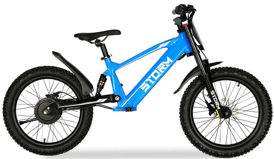 Kids 20" Electric Balance Bike - Blue