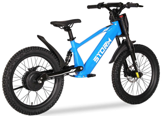 Kids 20" Electric Balance Bike - Blue