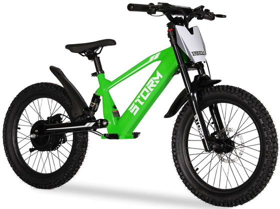 Kids 20" Electric Balance Bike - Green