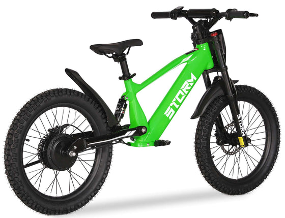 Kids 20" Electric Balance Bike - Green