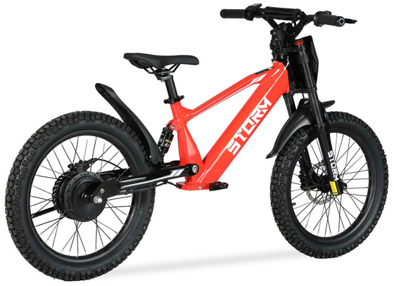 Kids 20" Electric Balance Bike - Red