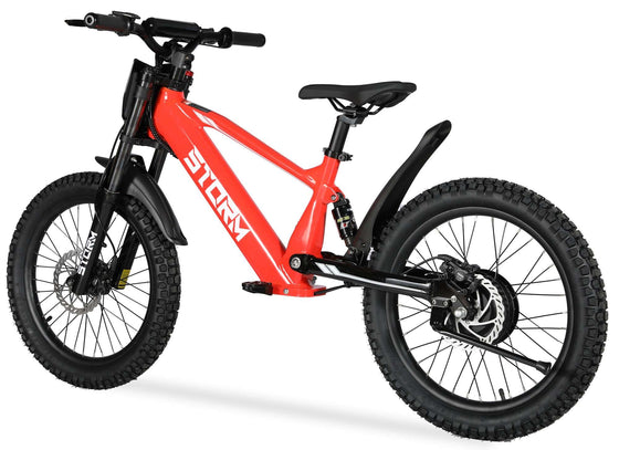 Kids 20" Electric Balance Bike - Red