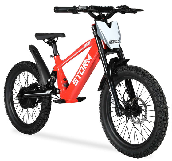 Kids 20" Electric Balance Bike - Red