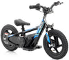 Kids 100w Electric Balance Bike - Revvi Twelve - Blue
