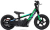 Kids 100w Electric Balance Bike - Revvi Twelve - Green