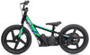 Kids 170w Electric Balance Bike - Revvi Sixteen - Green