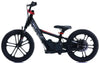Kids 250w Electric Balance Bike - Revvi Sixteen Plus - Black