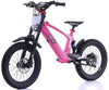 Kids 500w 36v Electric Balance Bike - Revvi 18" - Pink