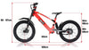 Kids 800w 36v Electric Balance Bike - Revvi 20" - Black