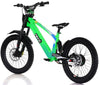 Kids 800w 36v Electric Balance Bike - Revvi 20" - Green