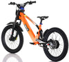 Kids 800w 36v Electric Balance Bike - Revvi 20" - Orange