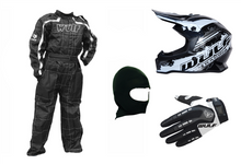  Wulfsport Clothing & Helmet Discount Bundle Deal - Black