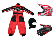  Wulfsport Clothing & Helmet Discount Bundle Deal - Red